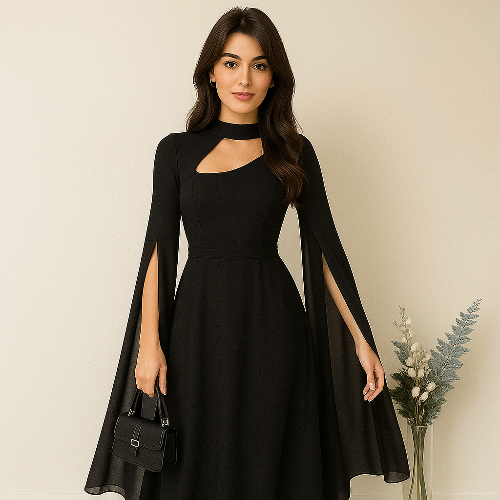 Zeniva™ Scarlet Muse Dress